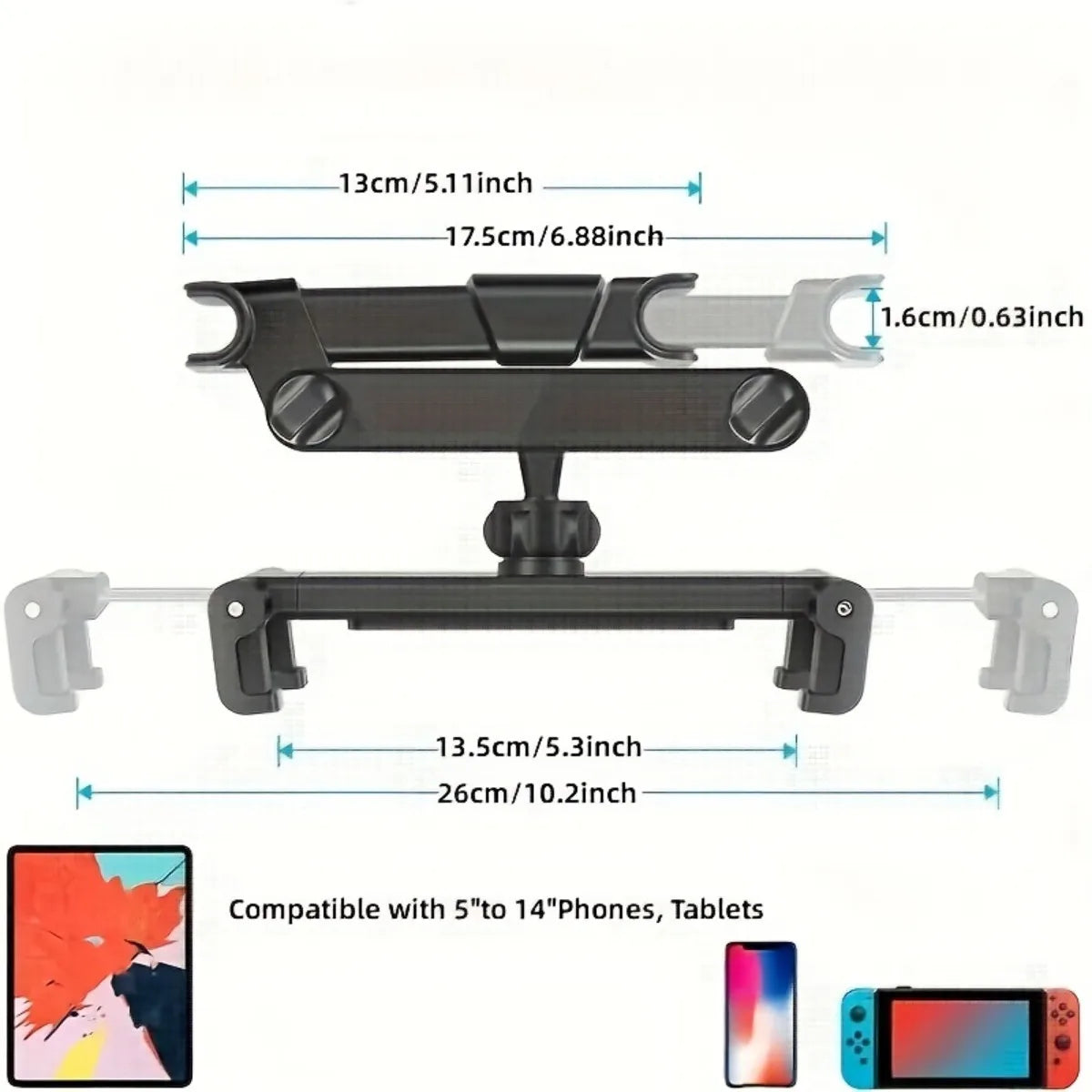 Headrest Tablet Mount